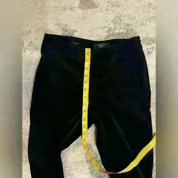 Women’s Black Velvet Talbots Pants - Picture 6 of 8